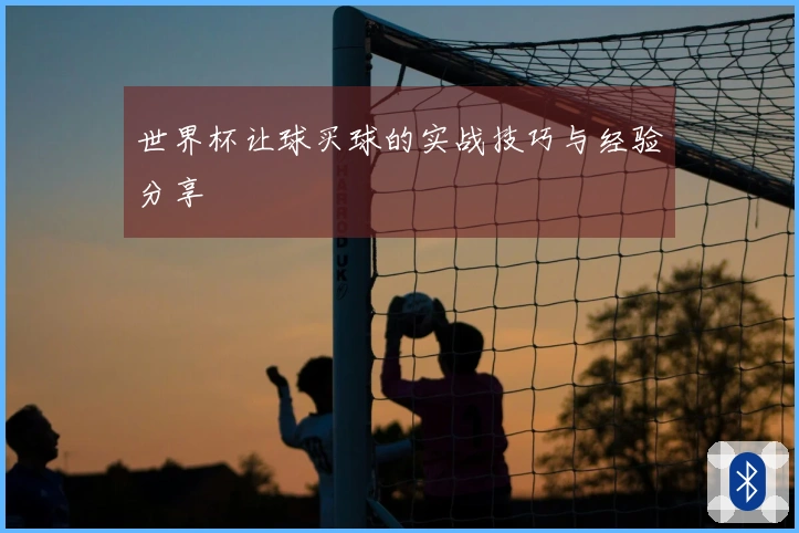 世界杯让球买球的实战技巧与经验分享