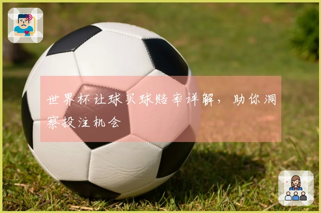 世界杯让球买球赔率详解，助你洞察投注机会